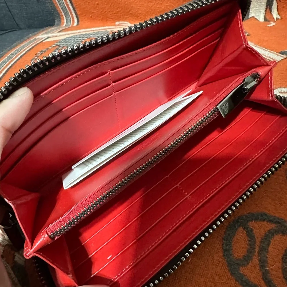Christian Louboutin Brown Studded Wallet - Picture 5 of 7